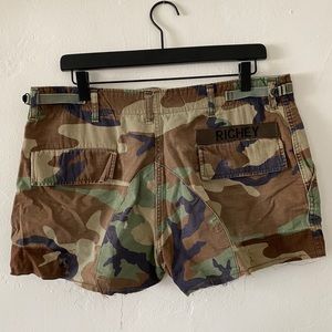 Vintage Camo Cut Off Shorts